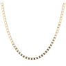 9ct Yellow Gold Curb Chain 18"