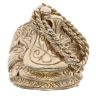 9ct Yellow Gold Patterned Saddle Ring