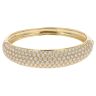 18ct Yellow Gold Cubic Zirconia Hinged Bangle