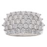 18ct White Gold 2.00ct Brilliant Cut Diamond Cluster Ring