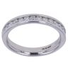 9ct White Gold 0.50ct Brilliant Cut Lab Grown Diamond Half Eternity Ring