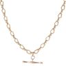 9ct Yellow Gold Fancy Link Albert T-Bar Chain 20"