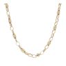 14ct Yellow Gold Patterned Ball Belcher Chain 26"