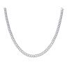 Silver Curb Chain 20" By Icesia