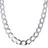 Silver Curb Chain 26"