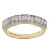 18ct Yellow And White Gold 0.35ct Brilliant Cut Diamond Ring