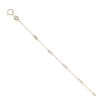 9ct Yellow Gold Textured Bead Adjustable Fancy Bracelet 7.5"