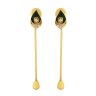 22ct Yellow Gold Cubic Zirconia Stud dropper