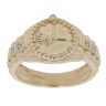 9ct Yellow Gold 0.02ct Diamond Watch Style Signet Ring