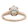 9ct Yellow Gold Pearl Single Stone Ring