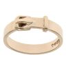 9ct Yellow Gold Buckle Ring