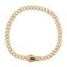14ct Yellow Gold Monaco Classic Flex Lock Curb Bracelet 7"