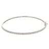 9ct White Gold 0.50ct Brilliant Cut Diamond Bangle