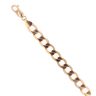 9ct Yellow Gold Curb Bracelet 8"