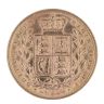 1862 Victoria Young Head Shield UK Full Sovereign Coin