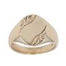 9ct Yellow Gold Patterned Signet Ring