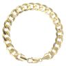 9ct Yellow Gold Curb Bracelet 8"