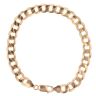 9ct Yellow Gold Curb Bracelet 8"