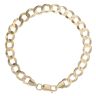 9ct Yellow Gold Curb Bracelet 8"