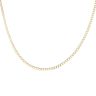 14ct Yellow Gold Children's Curb Chain 14"
