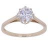 9ct Yellow Gold Cubic Zirconia Solitaire Ring