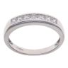 9ct White Gold Cubic Zirconia Half Eternity Ring
