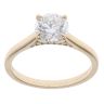 9ct Yellow Gold 1.65ct Brilliant Cut Lab Grown Diamond Solitaire Ring