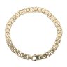 9ct Yellow Gold Byzantine Bracelet 8"
