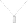 Unique & Co Stainless Steel Bar Pendant And Chain 20"
