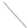 18ct White Gold 2.00ct Brilliant Cut Diamond Tennis Bracelet 7"
