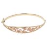 9ct Yellow and Rose Gold Tree Of Life Clogau Hinged Bangle