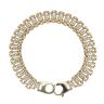 9ct Yellow and White Gold Fancy Bracelet 8"