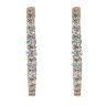 9ct Yellow Gold 0.75ct Brilliant Cut Lab Grown Diamond Hoop Earrings