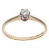 18ct Yellow Gold 0.15ct Diamond Solitaire Ring