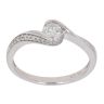 9ct White Gold 0.33ct Brilliant Cut Diamond Solitaire Ring