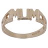 9ct Yellow Gold Mum Curb Style Ring