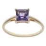 9ct Yellow Gold Iolite Single Stone Ring