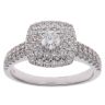 18ct White Gold 1.00ct Brilliant Cut Diamond Cluster Ring