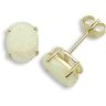 18ct Yellow Gold Opal 2.04ct Stud Earrings