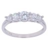 Silver Cubic Zirconia Eternity Ring