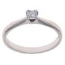 18ct White Gold 0.25ct Princess Cut Diamond Solitaire Ring