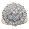 18ct Yellow Gold 2.75ct Brilliant Cut Diamond Cluster Ring