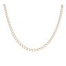9ct Yellow Gold Square Curb Chain 20"