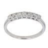 9ct White Gold 0.25ct Diamond Half Eternity Ring
