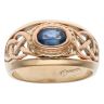 9ct Yellow and Rose Gold Sapphire Clogau Celtic Knot Ring