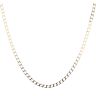 9ct Yellow Gold Square Curb Chain 24"