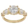 18ct Yellow Gold Cubic Zirconia Dress Ring