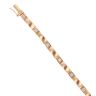 9ct Yellow Gold 0.15ct Diamond Bracelet 7.5"