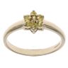 9ct Yellow Gold Yellow Sapphire Cluster Ring