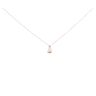 9ct Rose Gold 0.50ct Pear Cut Diamond Pendant And Chain 18"